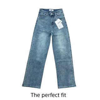 Pura:Code:PR003-PR004กางเกงยีนส์กระบอกกลางผ้ายืด(The Perfect Fit)ผ้าทอตัวพรีเมี่ยม ทรงคลาสสิก ผ้านุ่มละมุน ดีไซน์แต่งกระ
