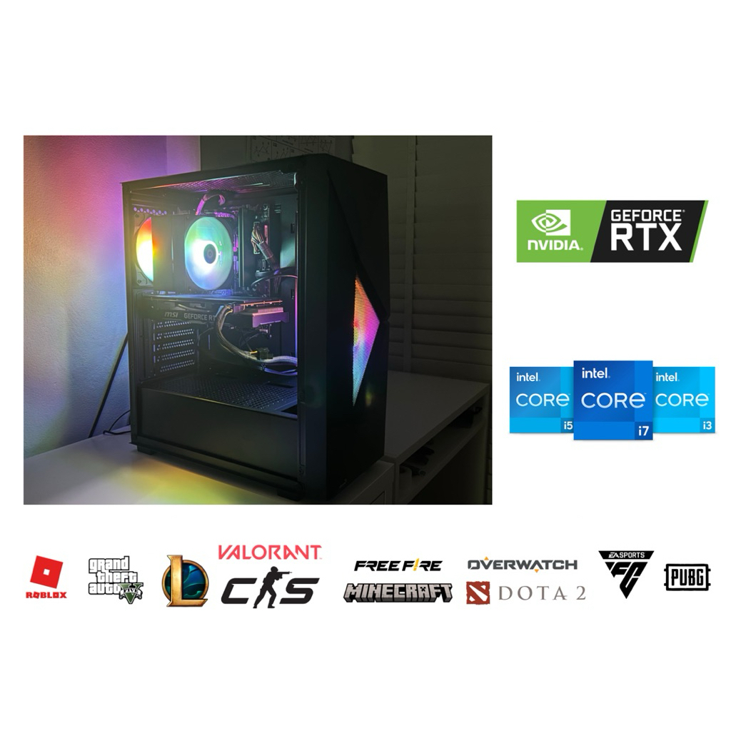 คอมเล่นเกมส์ RTX Core i3 [มือสอง]