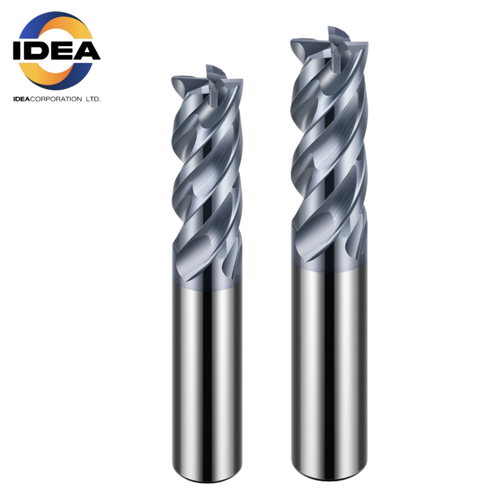 เอ็นมิลคาร์ไบด์ 4ฟัน 70HRC ขนาด1-6มิล CARBIDE ENDMILL 70HRC-4F