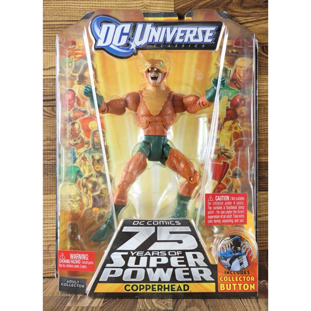 🐍 Copperhead Villain Edition – DC Universe Classics 75 Years (Rare Collector)