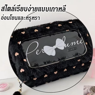 กระเป๋าใส่ปากกา โบว์สไตล์อินสตา แฮนด์เมด ไซส์ใหญ่ จุของเยอะ ใส่ปากกา เครื่องสำอาง อุปกรณ์ DIY