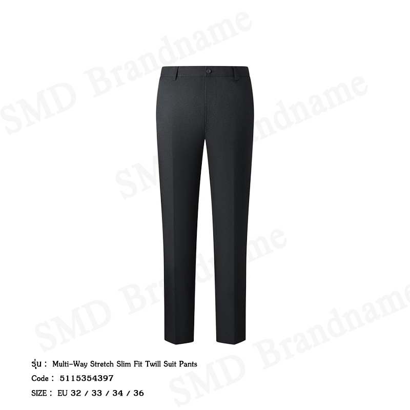 G2000 กางเกงสแล็คผู้ชาย ขายาว ทำงาน รุ่น Multi-Way Stretch Slim Fit Twill Suit Pants Code: 5115354397
