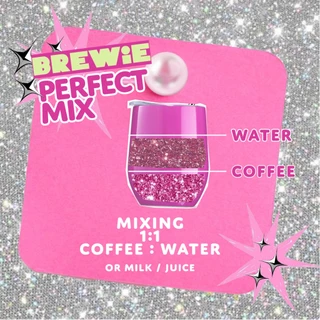 [Set สุดคุ้ม] BREWiE PARTY PACK กาแฟสกัดเย็นขนาด 1 ลิตร ผลิตสดใหม่ ไม่ใส่น้ำตาล