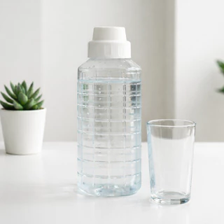 Idealware ขวดน้ำพลาสติก 2 ชิ้น ความจุ 1,500 ml. ฝาเปิด-ปิดแบบเกลียว ขวดน้ำ Water bottle