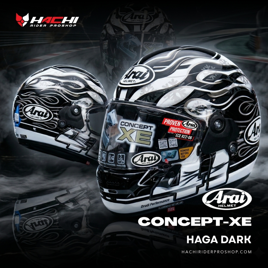 ARAI CONCEPT-XE - Haga Dark