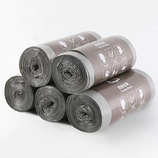 จัดส่งได้ตลอดเวลาถุงขยะแดงแบบม้วน 1ม้วน 30 ใบ ขนาด45*55cm