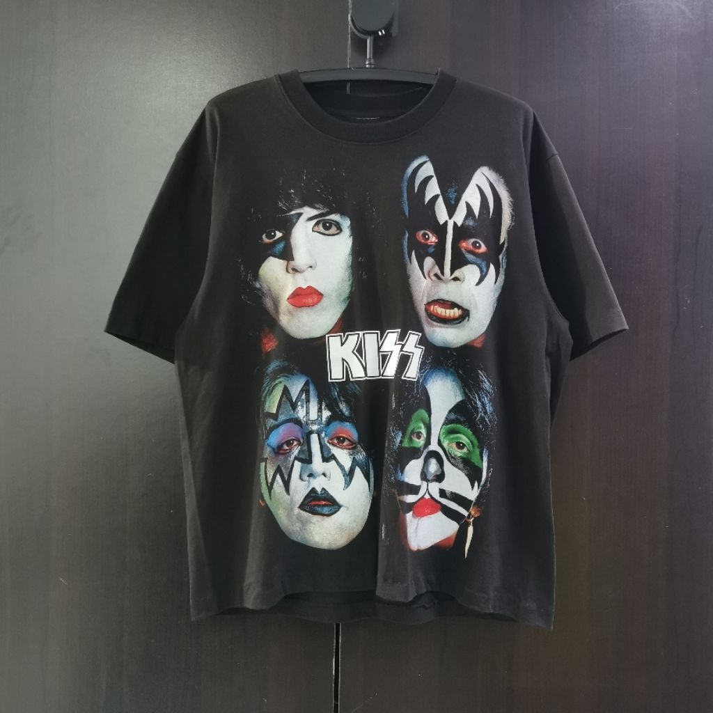 เสื้อวง Kiss BigFace 50/30 (Custom วินเทจ)​2XL​