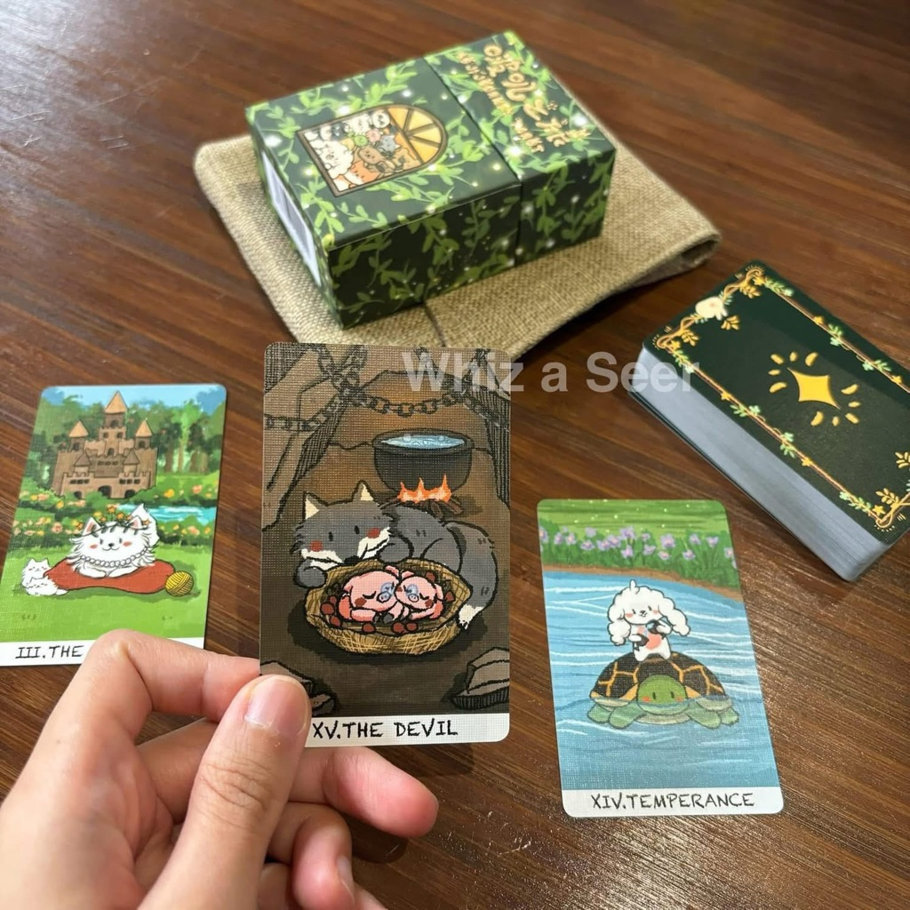 💚 Boji Journey tarot [Portable ขนาดพกพา] | ไพ่ทาโรต์แท้ ไพ่นำเข้า