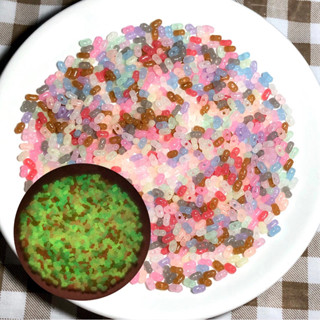 ลูกปัดเมล็ดถั่ว ขนาด3*6mm. 100กรัม พร้อมส่งจากไทย