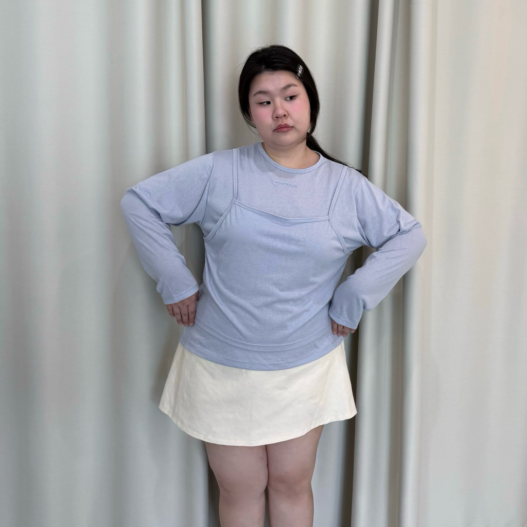 Soft  Skirt กระโปรงสีพื้น คอตตอนยีนส์ wendystore19 รูปที่ 5