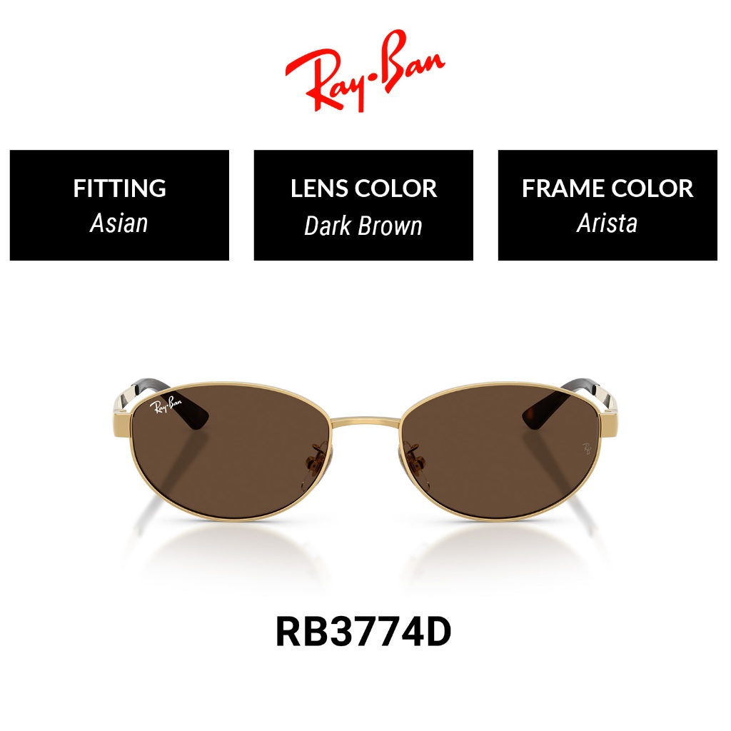 RAY-BAN 0RB3774D 001/73 55 Sunglasses