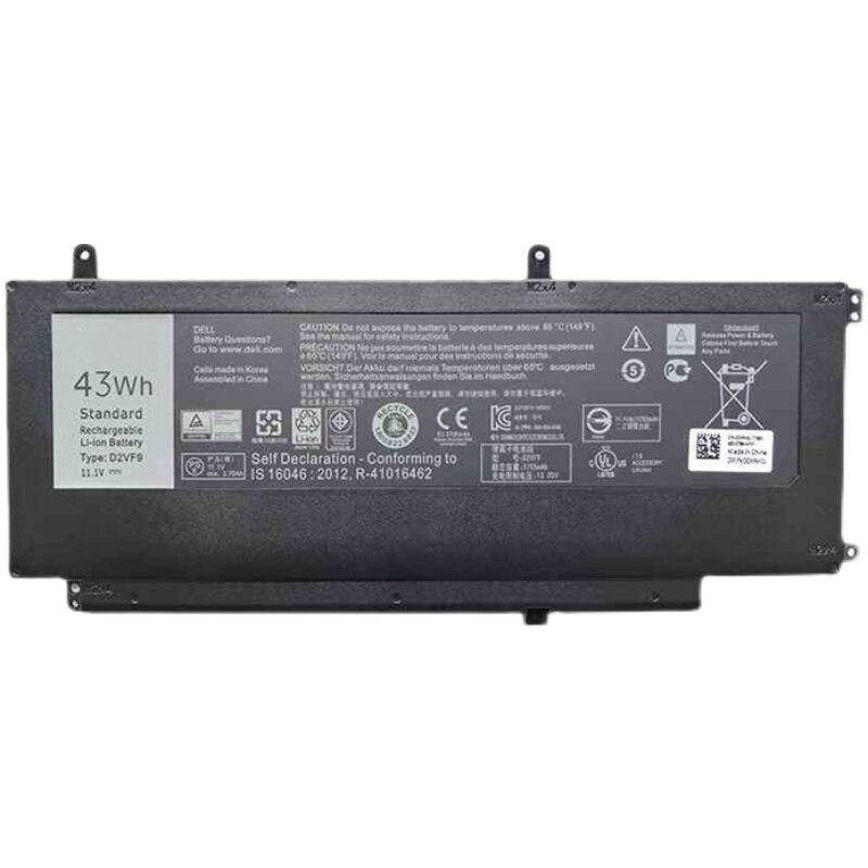 Dell D2VF9 Battery (for D2VF9 0PXR51 Inspiron 15 7547 7548 7549 5459 Vostro 14 5459) Dell Notebook B