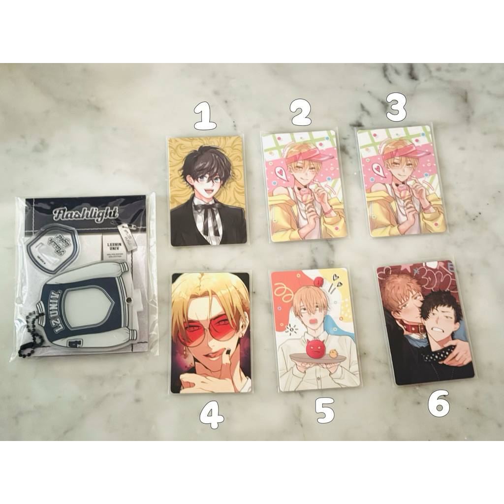 (✅พร้อมส่ง) Manhwa Bl Flashlight มือ1 / การ์ด bl จากงานหนังสือ สำนักพิมพ์ Firstlove