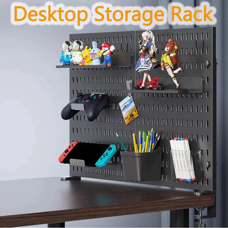 Pegboard กระดานหลุมติดผนัง แผ่นวางของพลาสติก ABS thumbnail 3