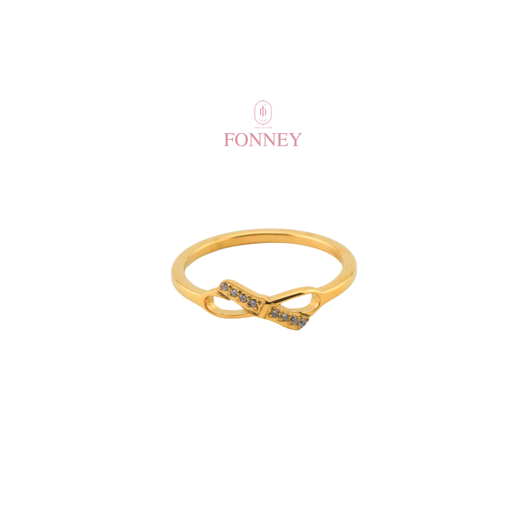 RN-18 Fonney  แหวน สแตนเลสแท้ไม่ลอกไม่ดำ