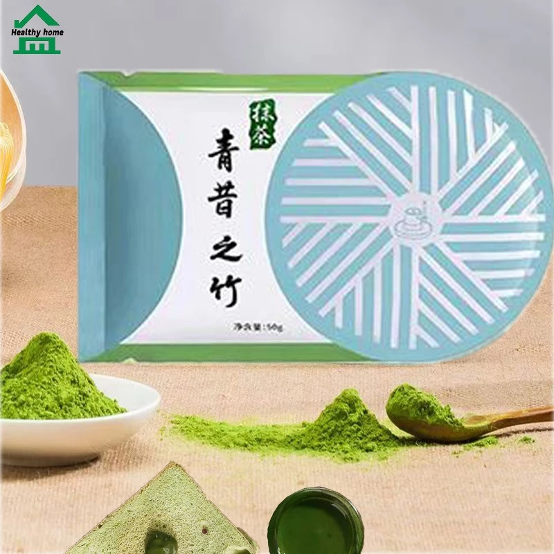 แบรนด์ดังจากจีน Qingxi Ruozhu มัทฉะชาเขียว อูจิ ผ50 g.ซอง /35g.กระปุก งมัทฉะ Matcha ผงมัทฉะ