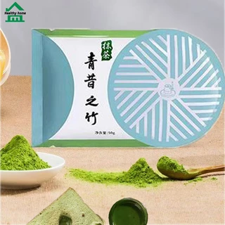 แบรนด์ดังจากจีน Qingxi Ruozhu มัทฉะชาเขียว อูจิ ผ50 g.ซอง /35g.กระปุก งมัทฉะ Matcha ผงมัทฉะ