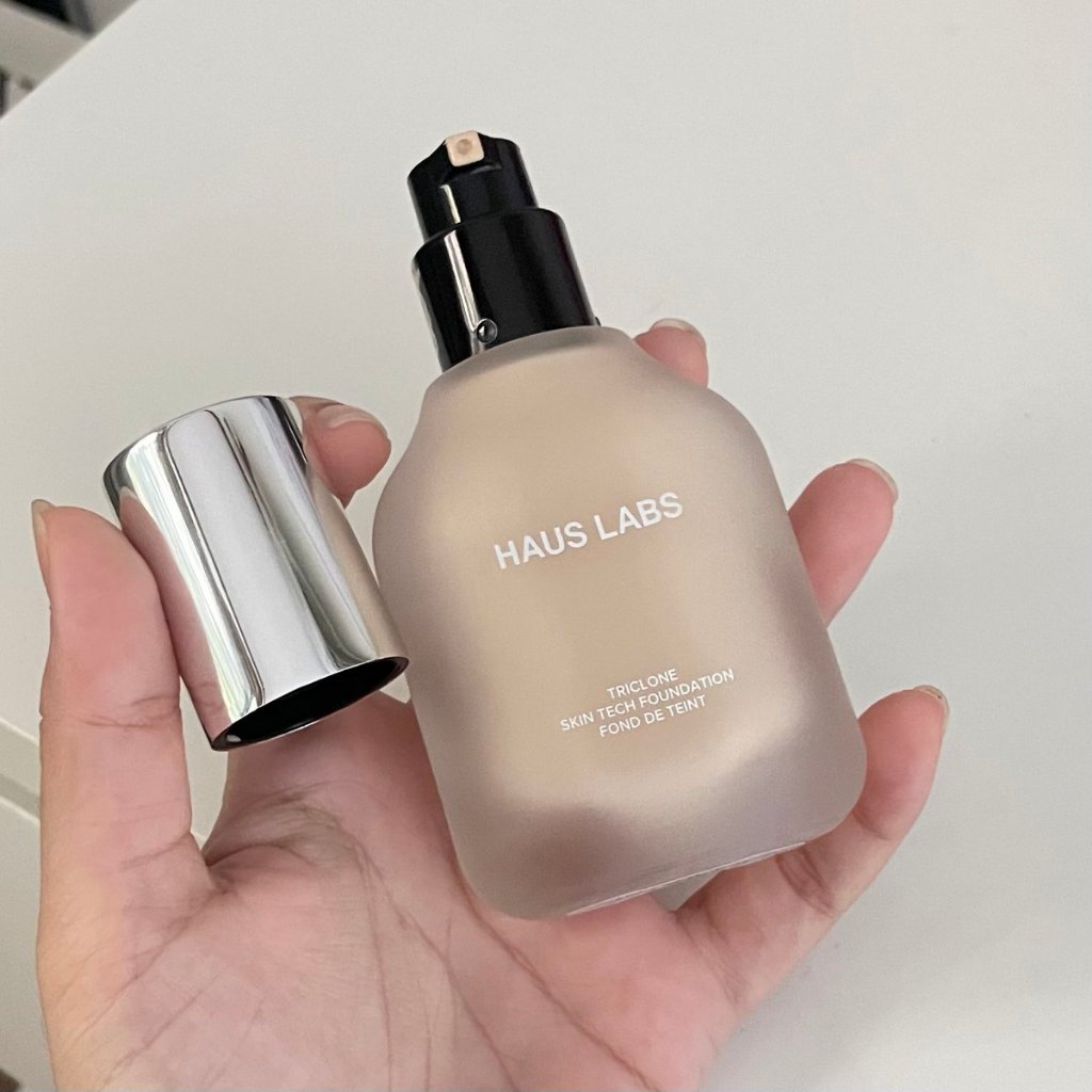 แบ่งขายรองพื้น Haus Labs Triclone Skin Tech medium Coverage Foundation