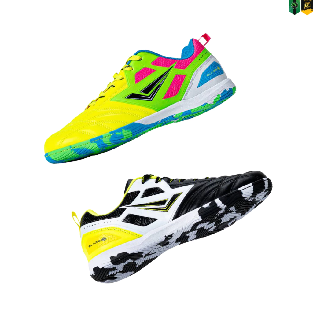 รองเท้าฟุตซอล WINGZ BLAZE 5 หนังอัดลอนพื้นลายคาโม่ CAMO Design