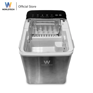 Worldtech เครื่องทำน้ำแข็ง อัตโนมัติ ฟรี ที่ตักน้ำแข็ง รุ่น WT-IM700A ทำน้ำแข็งใน 6-9 นาที ประกัน1ปี