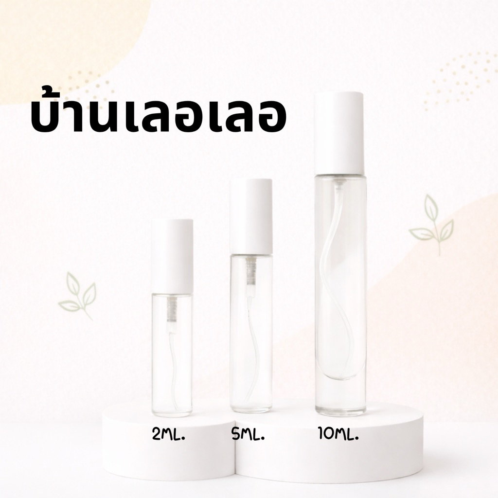 ขวดสเปร์ยน้ำหอมบ้านเลอเลอ (แบ่งขาย)