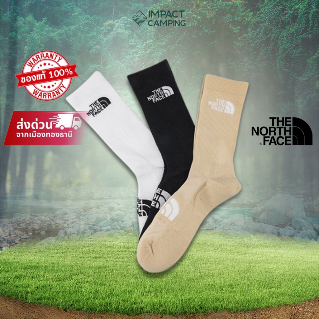 THE NORTH FACE ถุงเท้า SPORT CREW SOCK แพ็ค 3 คู่