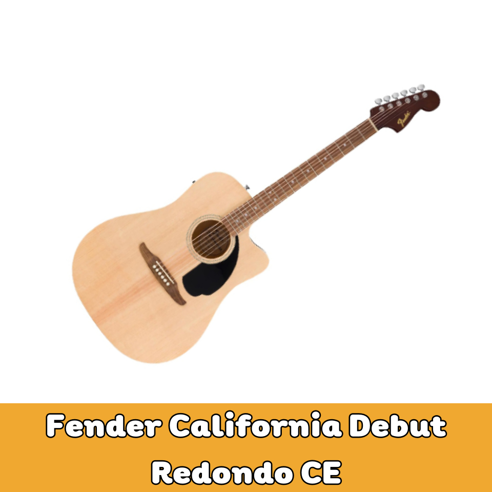กีต้าร์โปร่งไฟฟ้า Fender California Debut Redondo CE