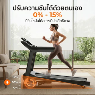 ลู่วิ่งไฟฟ้า JC700 ลู่วิ่ง 5.0HP Treadmill ลู่วิ่งพับได้ ปรับระดับความเร็ว16ระดับ ปรับความชันได้3ระดั เครื่องวิ่งไฟฟ้า
