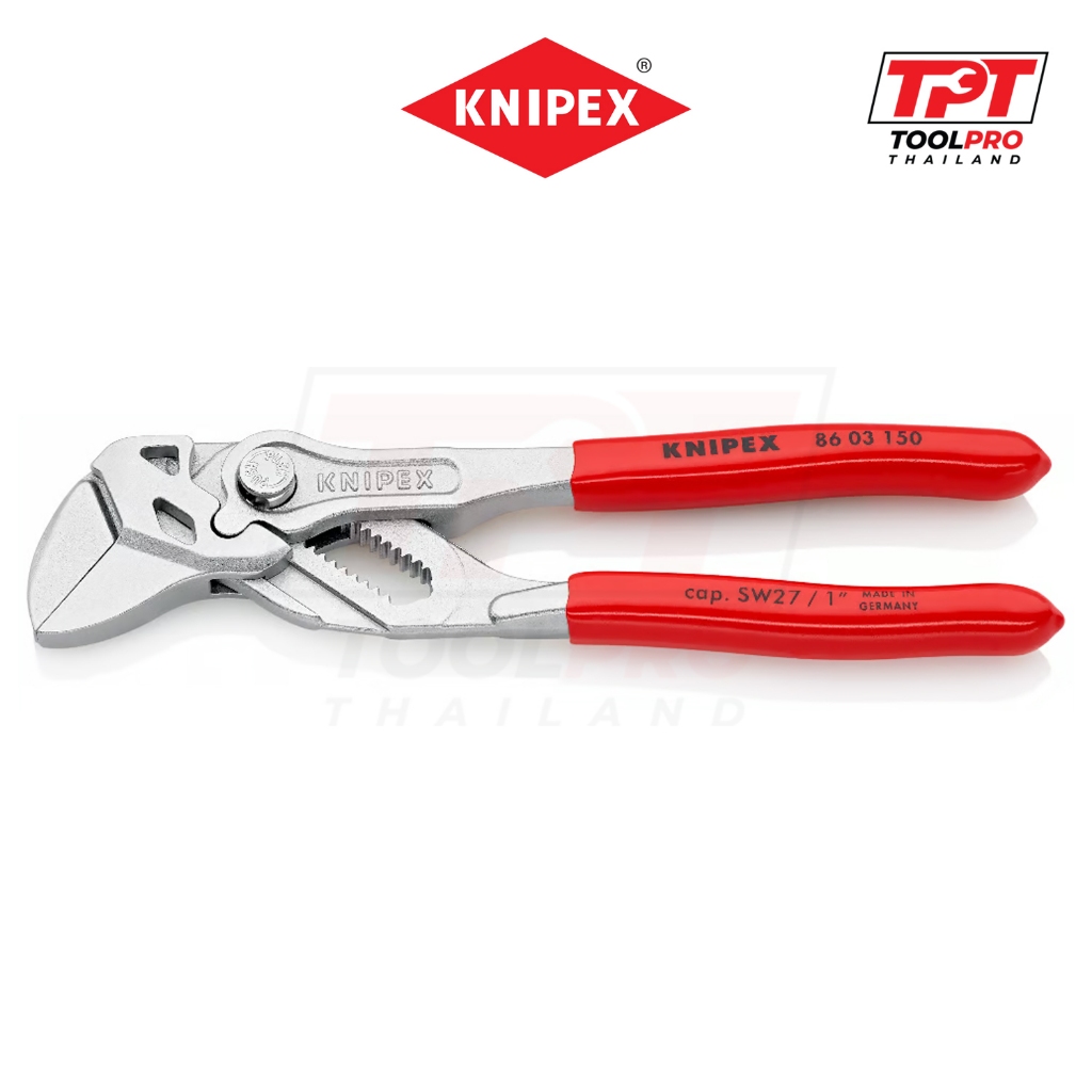 Knipex ประแจคีม 150mm Pliers Wrench (86 03 150 SB)