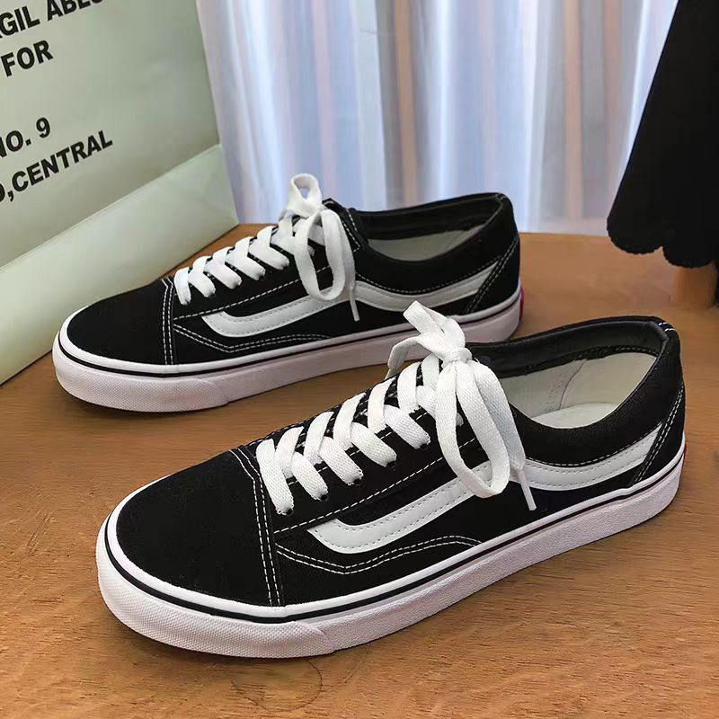 【จัดส่งที่รวดเร็ว🥇🥇🥇】Old Skool VSG SHOES ชายและหญิง รองเท้าผ้าใบ ไซส์ ：36 - 45