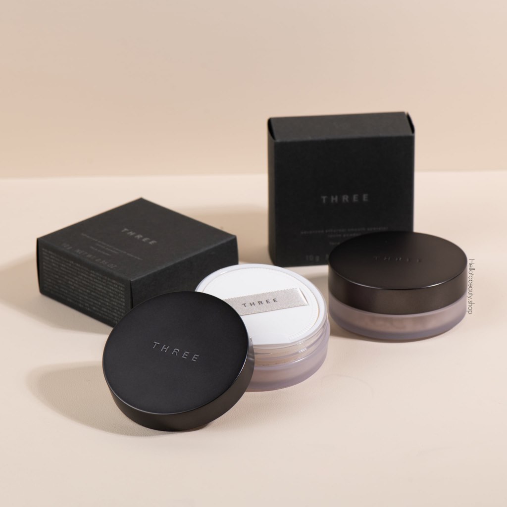 THREE แป้งฝุ่น ADVANCED ETHEREAL SMOOTH OPERATOR LOOSE POWDER MATTE 10 กรัม