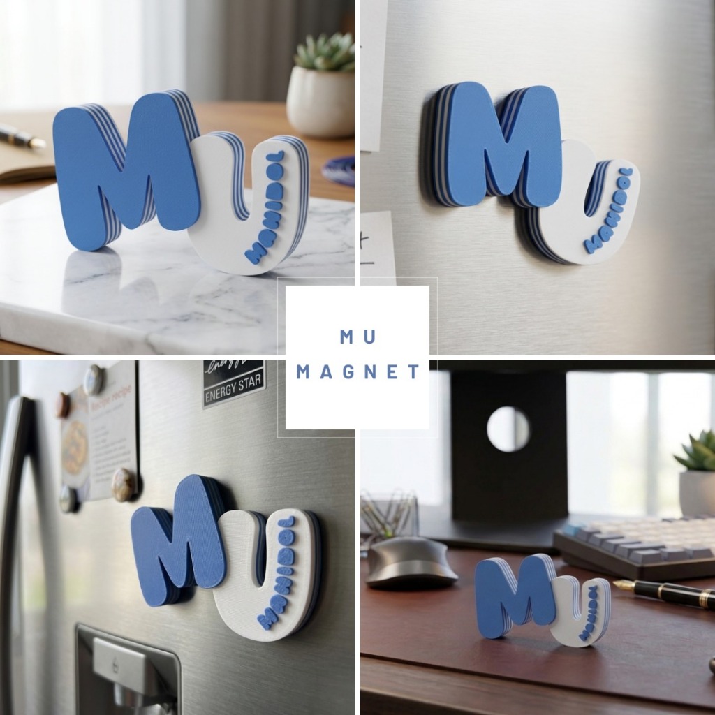 MU Magnet แม็กเน็ตติดตู้เย็นสุดน่ารัก แม่เหล็กติดตู้เย็น