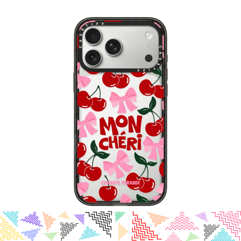 เคสมือถือ CASETiFY | Mon Cheri Cherries [Exquisite Paradox] For iPhone Samsung แท้ พร้อมส่ง เคสกันกระแทก
