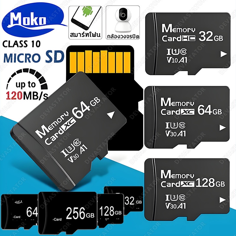 เมมโมรี่การ์ด 32GB Micro HC SD card Class10 100MB/s Memory card การ์ดหน่วยความจำ สำหรับกล้องติดรถยนต์ กล้องวงจรปิด