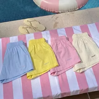 Nylon shorts กางเกงขาสั้นผ้าไนลอน (น้ำกลิ้ง)