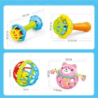 ของเล่นเด็กเขย่ามือ ลูกบอลนิ่มมีเสียงมีหลายแบบ ของเล่นเสริมพัฒนาการเด็กๆ ชุดเขย่ามือเด็ก