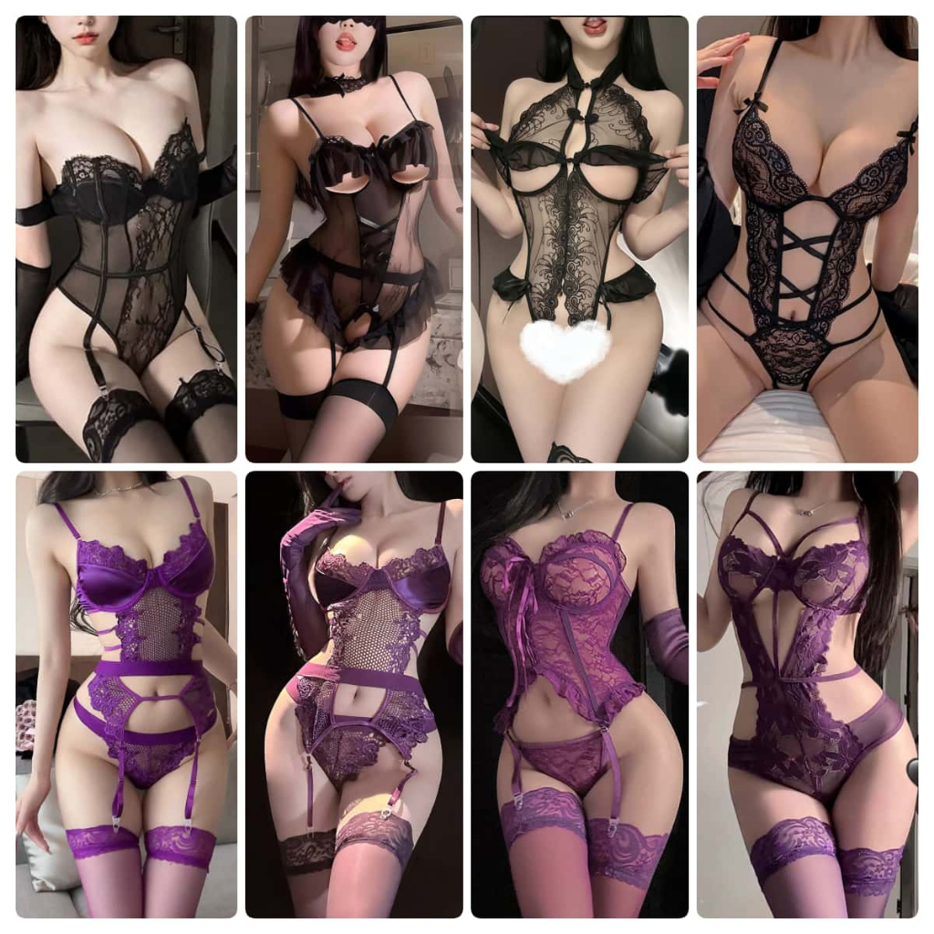 🖤girl🖤ชุดชั้นในเซ็กซี่ ชุดนอนไม่ได้นอน ลูกไม้ซีทรู มีหลากหลายสไตล์ให้เลือก ส่งจากไทย