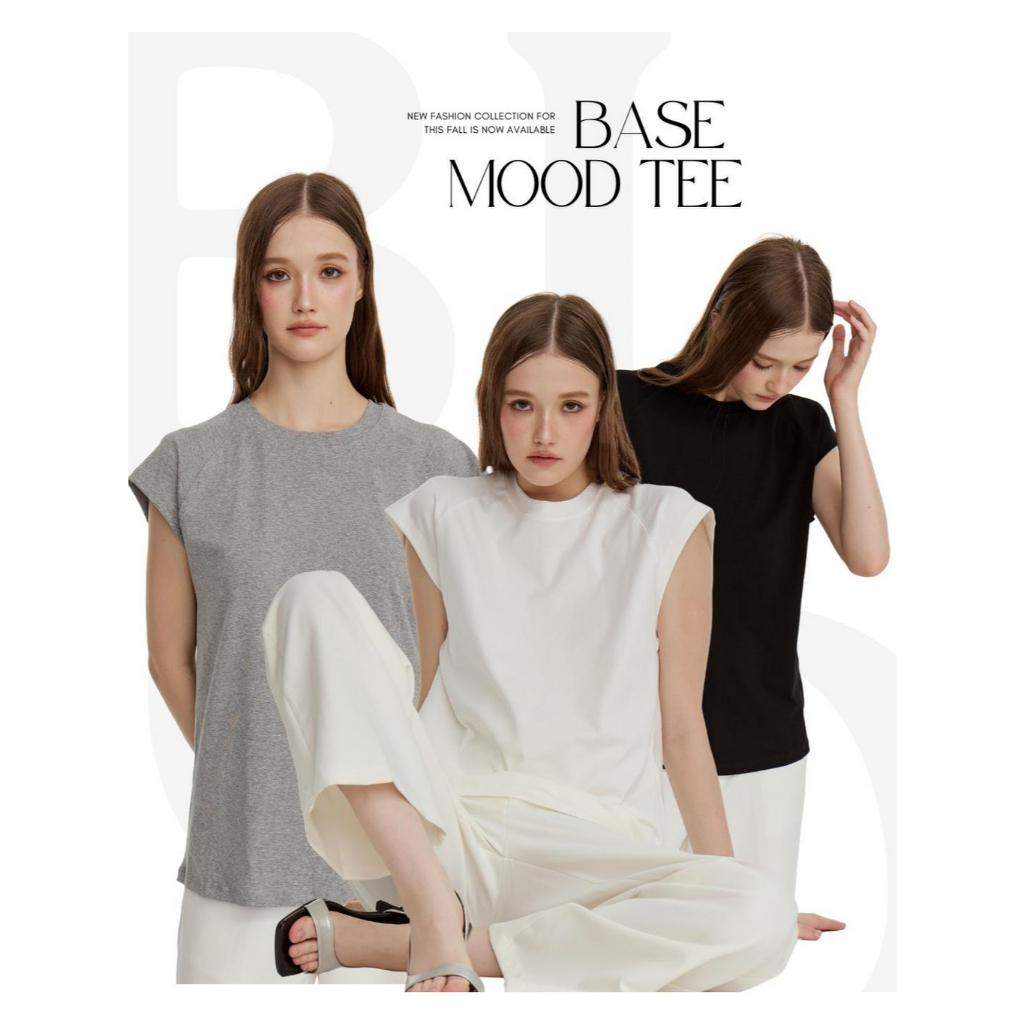 BCTS25 Base Mood Tee - เสื้อยืด Cotton Blend