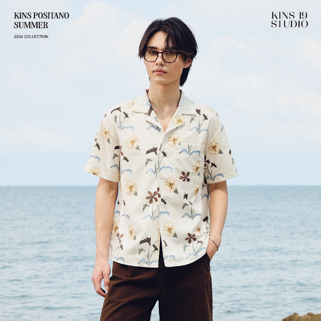 KINS 19 STUDIO |  KINS Tropical Hawaii Shirt เสื้อฮาวายคินส์ [HW39]