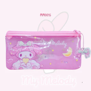 กระเป๋าดินสอ ลายลิขสิทธิ์แท้ รุ่น B0015 ขนาด10*20ซม.เนื้อพลาสติกใส PVC พิมพ์ลาย กระเป๋าเบ็ดเตล็ด