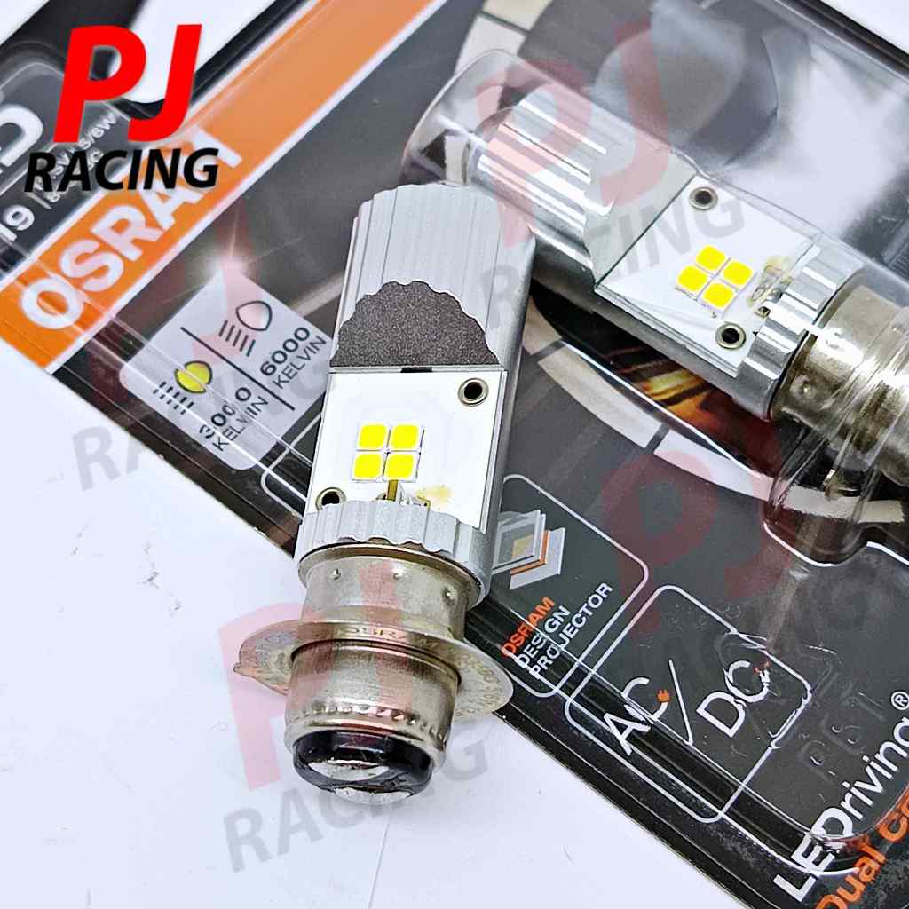 ของแท้ 100% หลอดไฟหน้า LED OSRAM PRO ออสแรม M5 (T19) AC/DC ไฟต่ำแสงขาวแบบ Projector 6000K ไฟสูงแบบ L