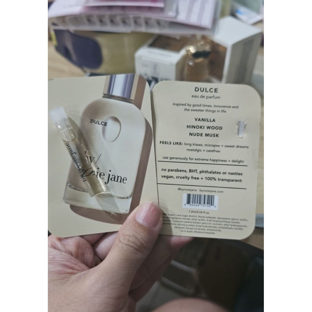 by Rosie Jane Perfume Vial 1.2ml Leila Lou, Rosie