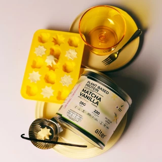 Alter Matcha Vanilla protein โปรตีนรสมัทฉะวานิลลา โปรตีนพืช โปรตีน 1 กระปุกขนาด 550กรัม