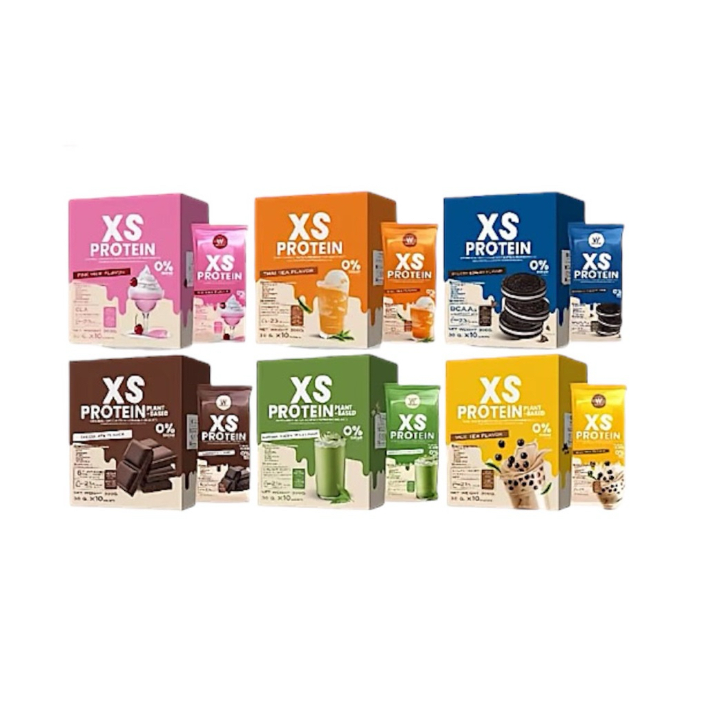 โปรตีนวิ๊งค์ไวท์ แบบซองWINK WHITE XS PROTEIN 6รสชาติ 1กล่องบรรจุ10ซอง