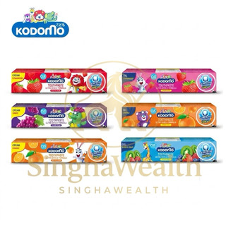 (แพ็คละ 6กล่อง) KODOMO ยาสีฟันเด็ก โคโดโม ชนิดเจล ชนิดครีม สูตรอัลตร้า ชิลด์ 40 กรัม