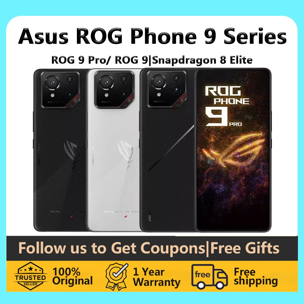 Global Rom Asus ROG Phone 9 Pro ROG Phone 9 Snapdragon 8 Elite 5800mAh 65W ROG Gaming Phone | สนับสนุนไทยและ Google