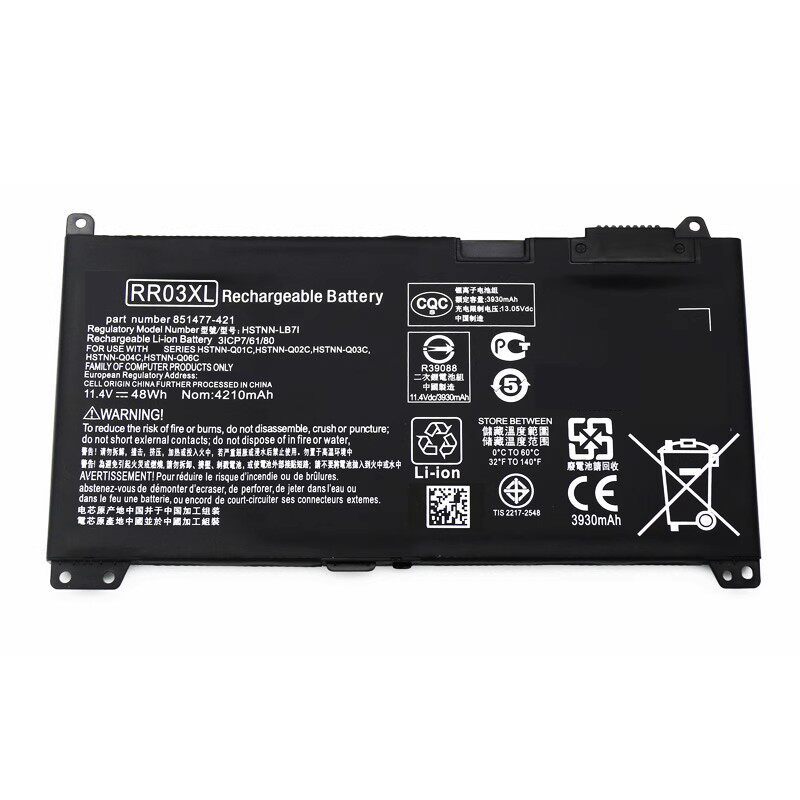 HP 430 440 450 455 470 RR03XL RR03 2TT74UT 2UA28UT HSTNN-I74C HSTNN-Q01C HSTNN-UB7C Notebook Laptop 