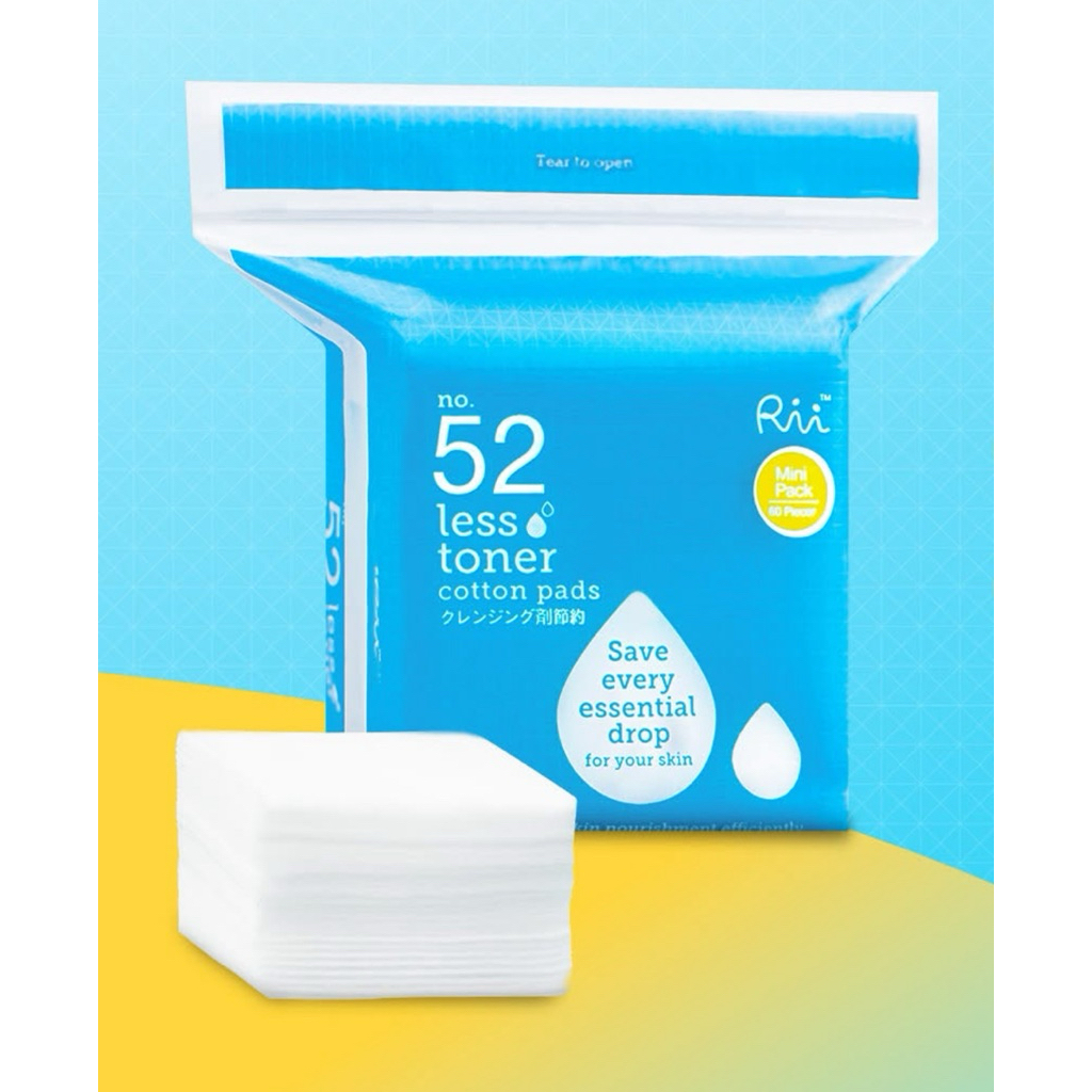Rii ริอิ แพ็คมินิ สำลีแผ่นเช็ดหน้า cotton pads นุ่ม ไม่ขุย บาง Exp.มกรา2031