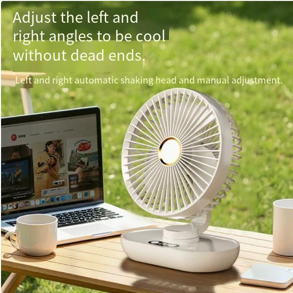 Desktop small fan, light sound fan, office portable, ultra long battery life, desktop fan, ultra lon