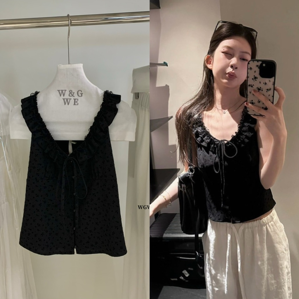 9294# เสื้อคอวี งานกระดุมหน้า เนื้อผ้าดี งานสวย  TAG:WG.WE 🇰🇷
